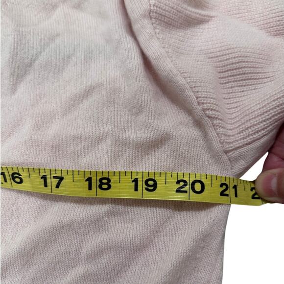 Rag & Bone Ace Women's V-Neck 100% Cashmere Sweater Pink Blush, size S - Picture 4 of 10